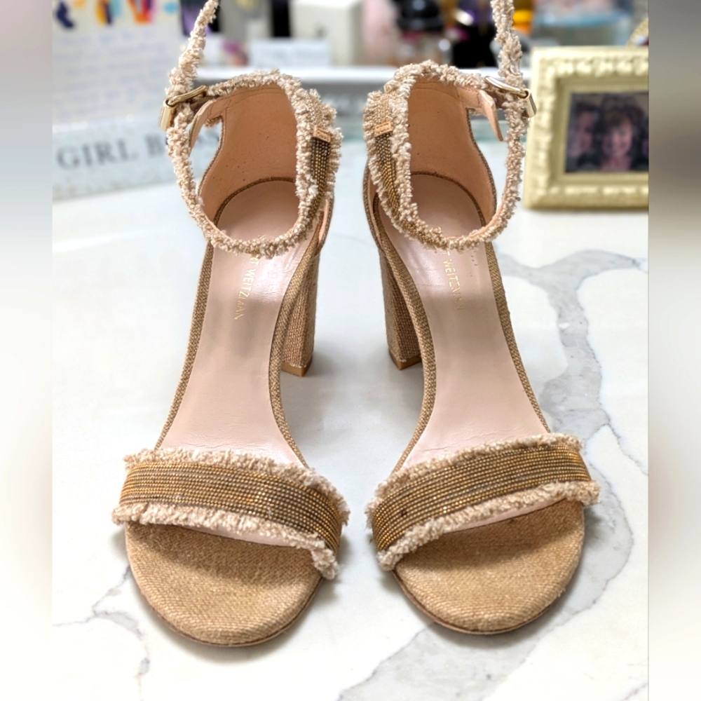 Stuart Weitzman Chaingang Sandal Size 7.5